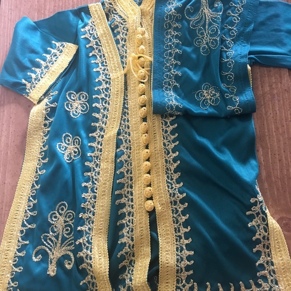 Turquoise,Black or Pink Handmade Baby Kaftan🤘🏼 - Picture 4 of 6